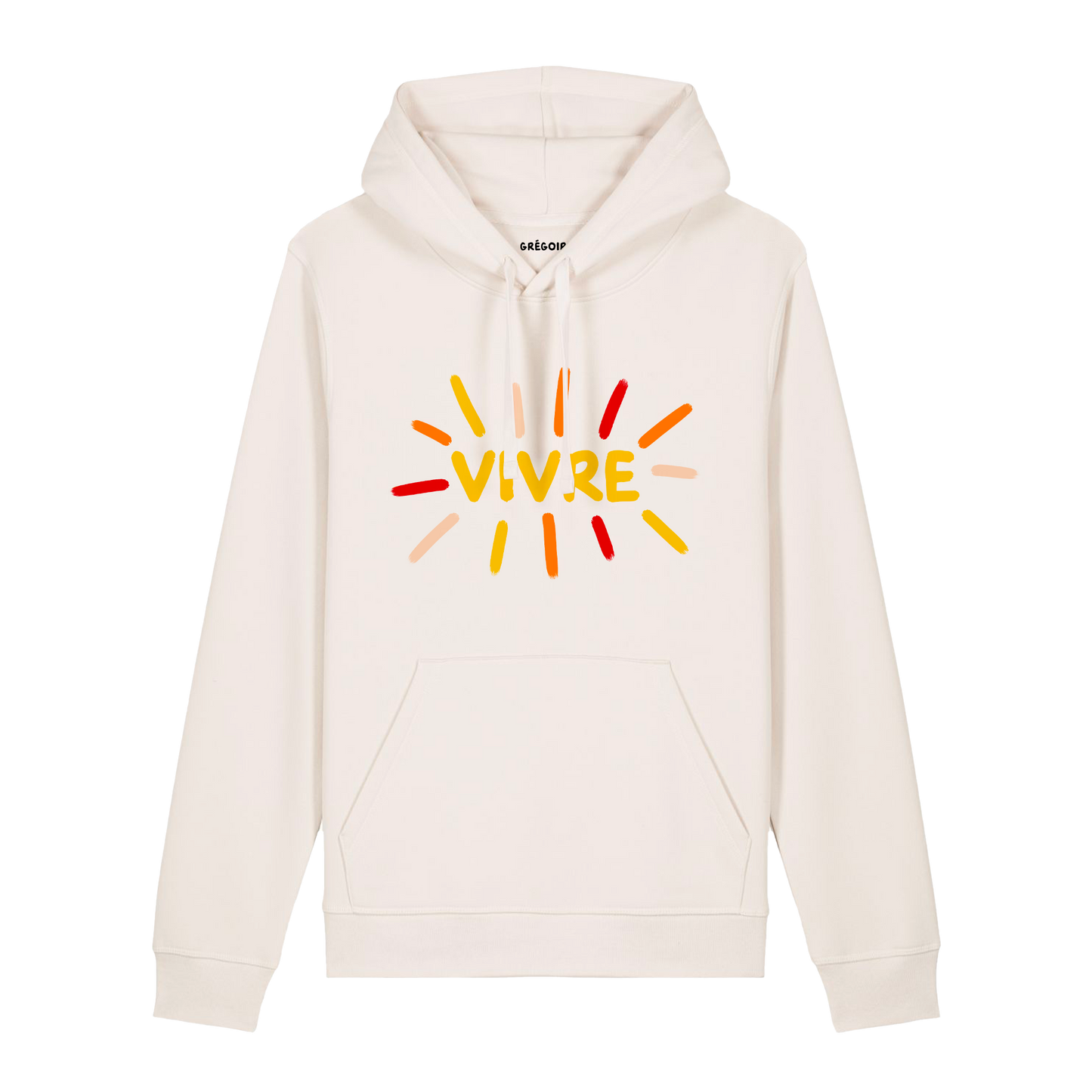 Hoodie Blanc Vivre