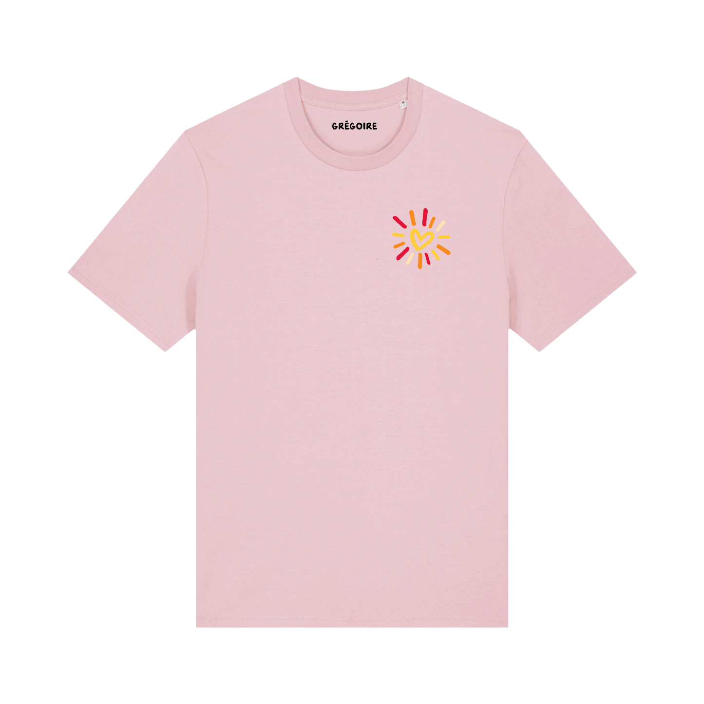 T-Shirt Coeur Rose