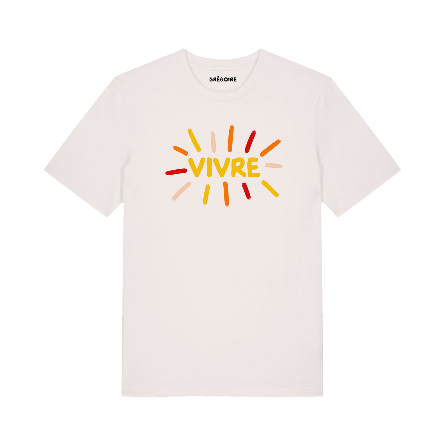 T-Shirt Blanc Vivre